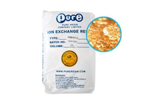 MIXBED Pure pryskyřice pro výrobu demivody a pro odsolení vody | 25 l/18,8 kg/pytel